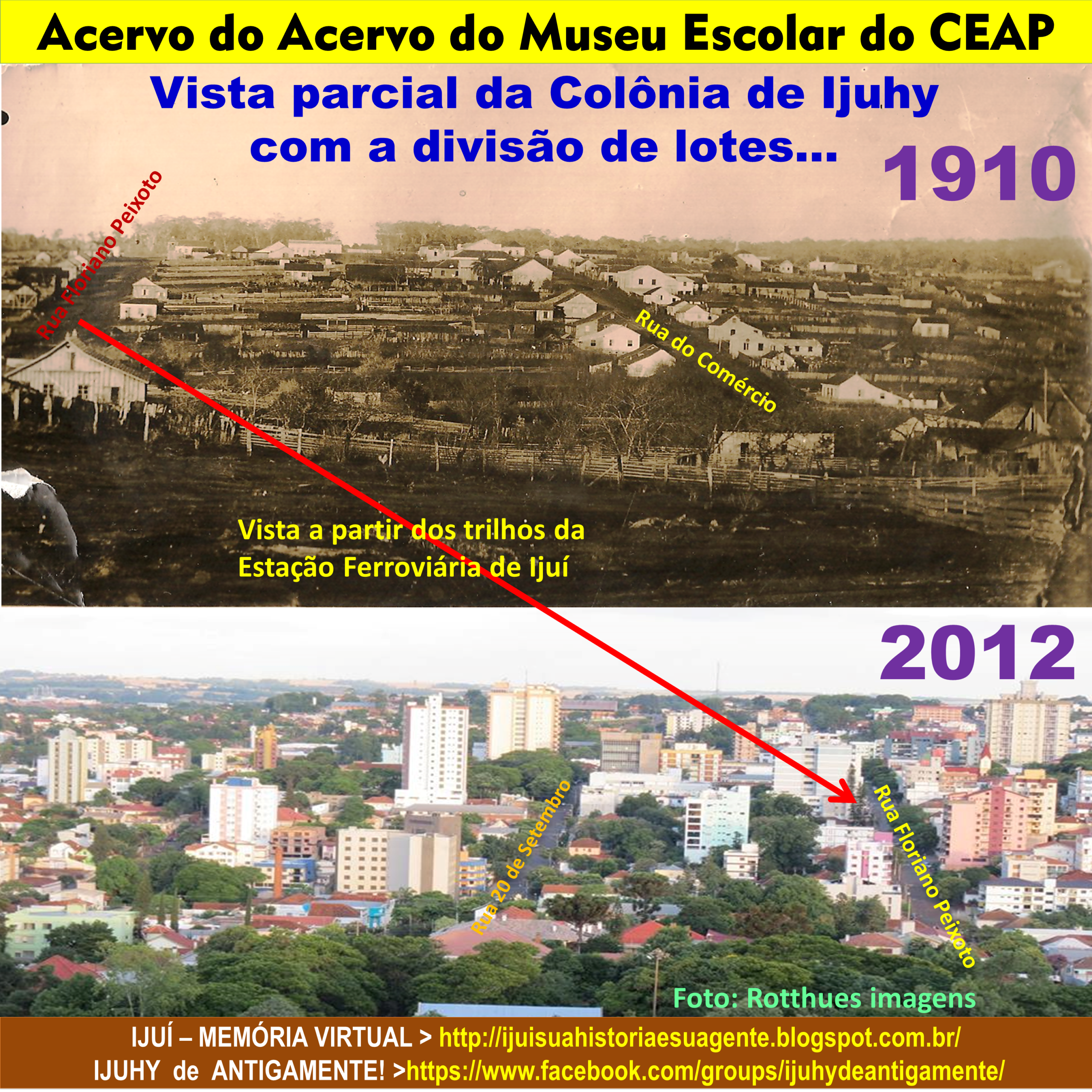 1910 colônia de ijuhy divisão de lotes em 1910