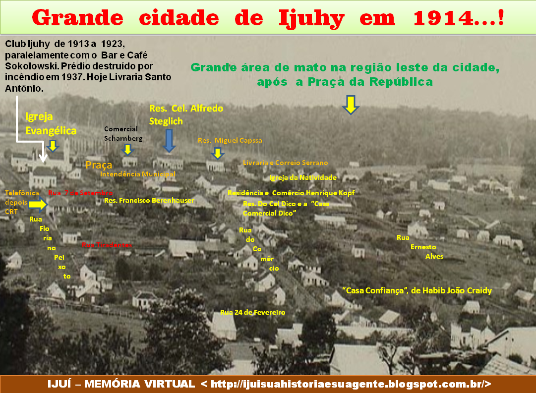 1914 grande cidade de ijuhy em 1914...!