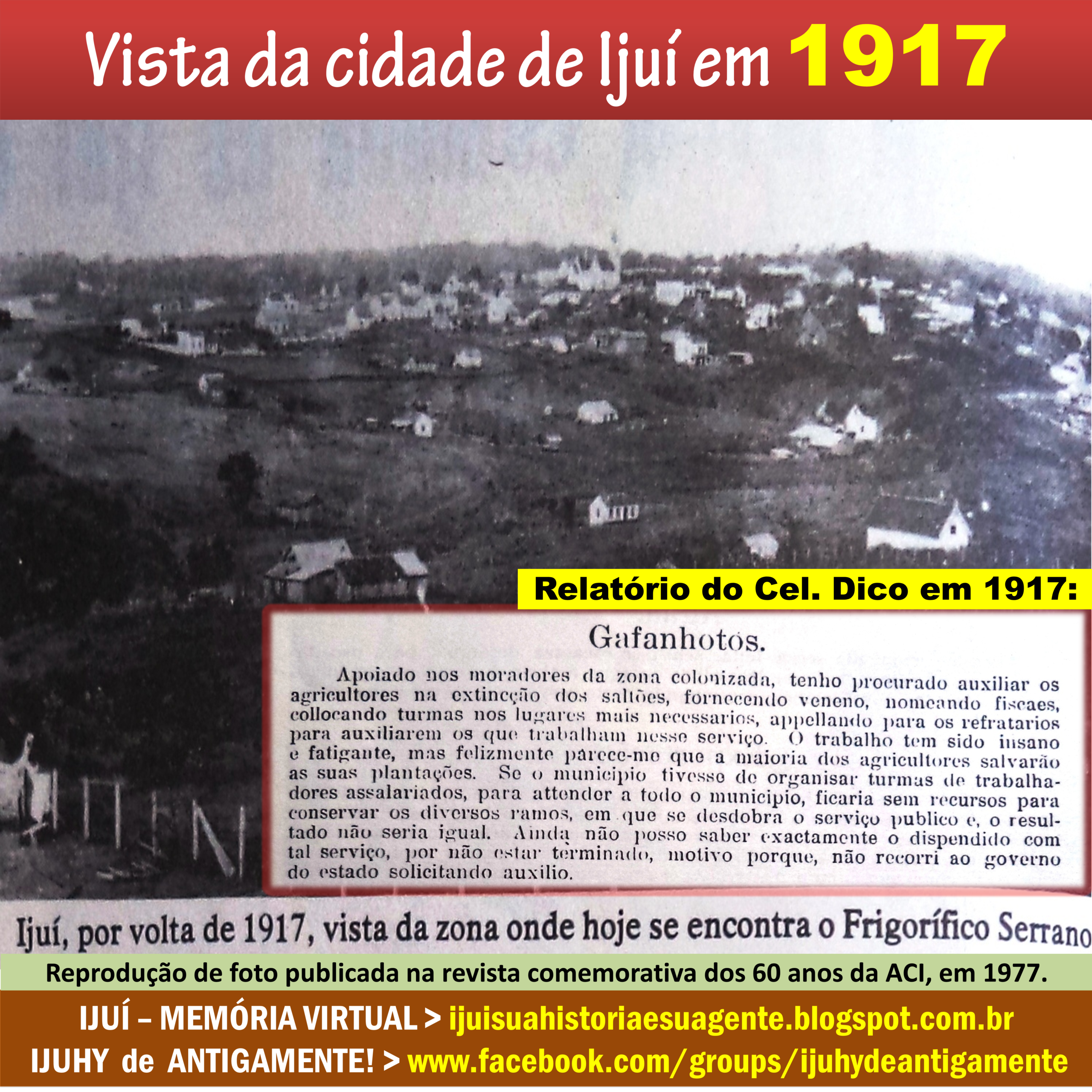 1917 cidade de ijuí em 1917 gafanhotos