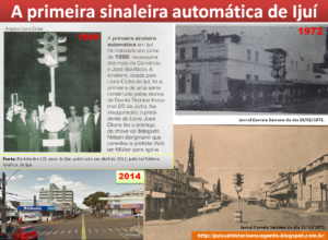 a primeira sinaleira automática de ijuí