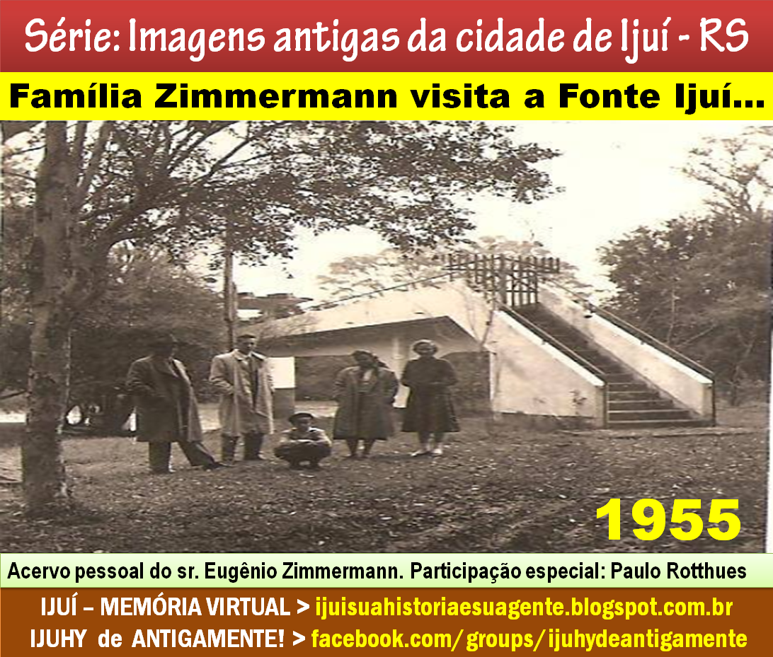 No princípio...! visita a fonte ijuí